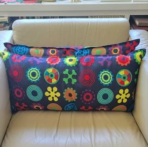 IKEA Lusy blom lumbar pillows retro floral pullows long pillows retired
